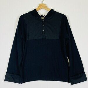 Soft Surroundings Ellison Black Soft Knit Hoodie Sweater Womens Sz‎ XS NEW NWT